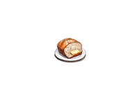 Thumbnail for Watercolor Buttered Bread Loaf Throw Pillow | Rustic Bakery Decorative Pillow | Kitchen Cozy Gift