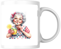 Thumbnail for Cute Granny Lemonade Mug | Whimsical Polka Dot Grandma Coffee Mug | Funny Grandmother Gift