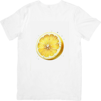Thumbnail for Lemon Slice T-Shirt | Watercolor Citrus Fruit Graphic Tee | Summer Fresh Gift