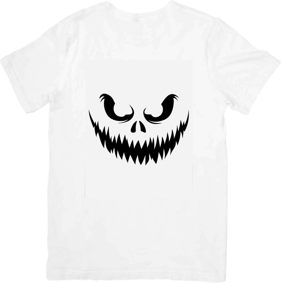 Scary Pumpkin Face T-Shirt | Spooky Jack-O-Lantern Graphic Tee | Halloween Costume Gift