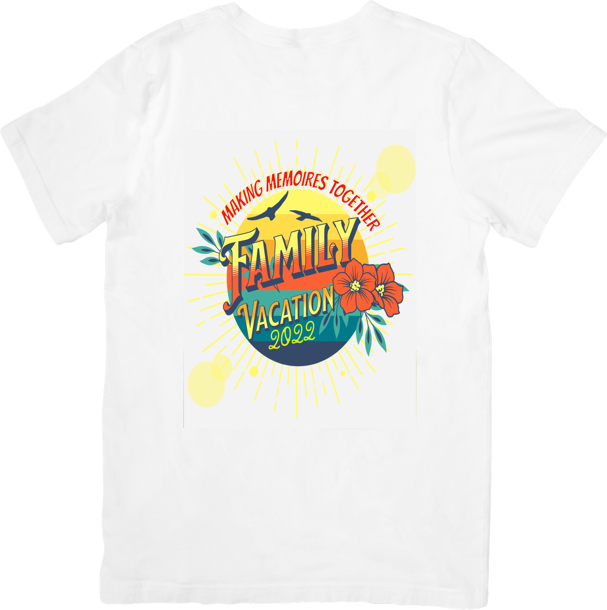 Family Vacation 2023 T-Shirt | Tropical Making Memories Graphic Tee | Matching Trip Family Gift