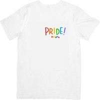 Thumbnail for Pride Rainbow Paw Print T-Shirt | Y2K Bold LGBTQ Pride Month Graphic Tee | Pride Celebration Gift