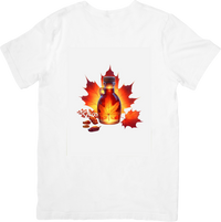 Thumbnail for Maple Syrup Bottle T-Shirt | Autumn Maple Leaf Graphic Tee | Canada Fall Lover Gift