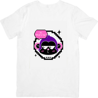 Thumbnail for Pixel Monkey Hi Whats Up T-Shirt | Y2K Retro Funny Internet Graphic Tee | Nostalgia Gift
