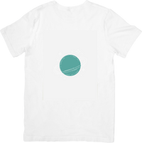 Thumbnail for Planet Circle T-Shirt | Y2K Minimalist Boho Space Graphic Tee | Cosmic Dreamer Gift