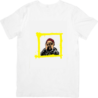 Thumbnail for Streetwear Photo Frame T-Shirt | Urban Style Yellow Frame Graphic Tee | Hip Hop Gift