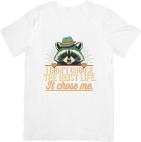 Thumbnail for Raccoon Heist Life T-Shirt | Y2K Vintage Funny Animal Graphic Tee | Humor Lover Gift