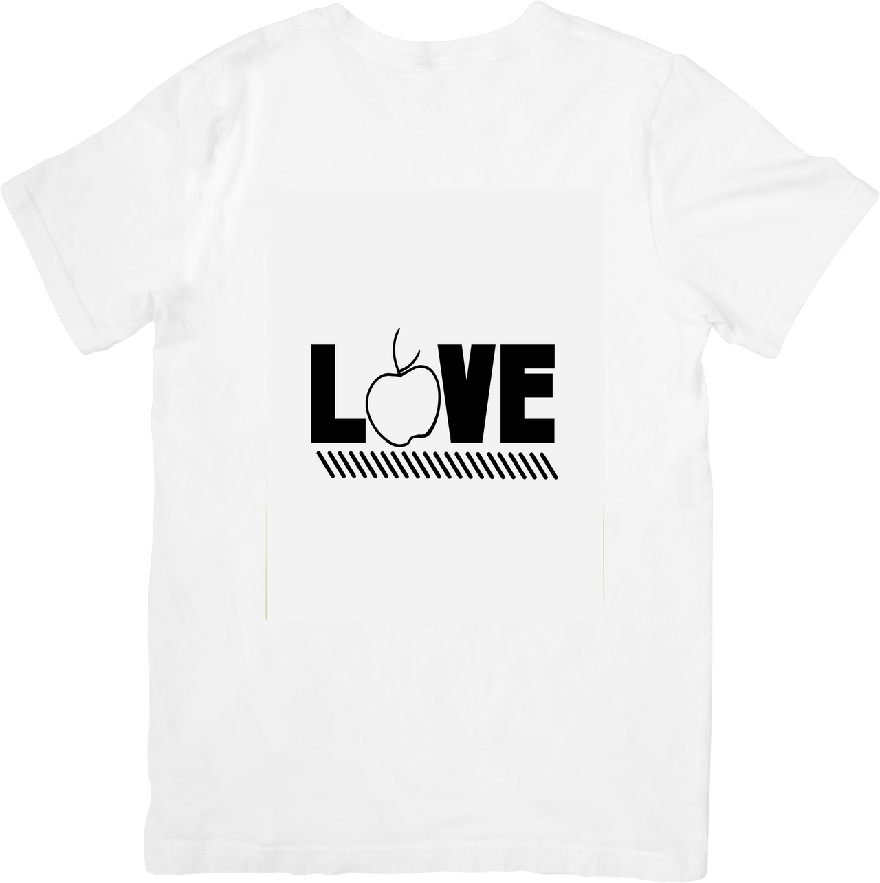 Love Apple Teacher T-Shirt | Y2K Minimalist Educator Graphic Tee | Teacher Appreciation Gift