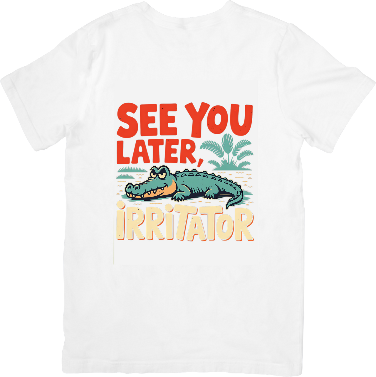 See You Later Irritator Alligator T-Shirt | Y2K Funny Retro Animal Graphic Tee | Humor Gift