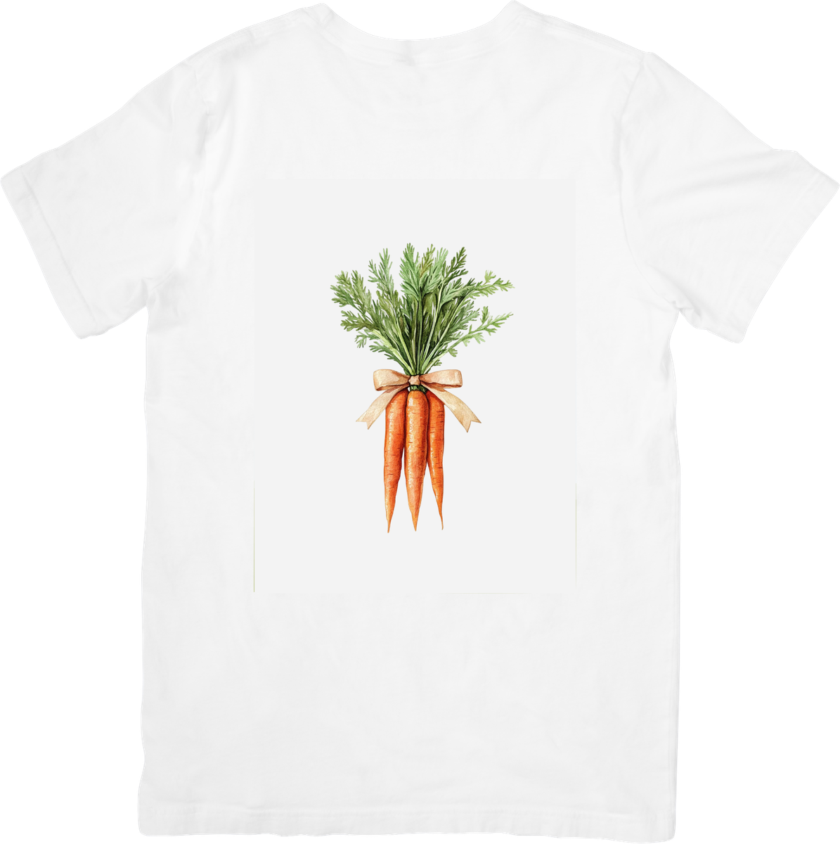 Watercolor Carrot Bunch T-Shirt | Spring Easter Graphic Tee | Garden Lover Gift