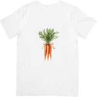 Thumbnail for Watercolor Carrot Bunch T-Shirt | Spring Easter Graphic Tee | Garden Lover Gift